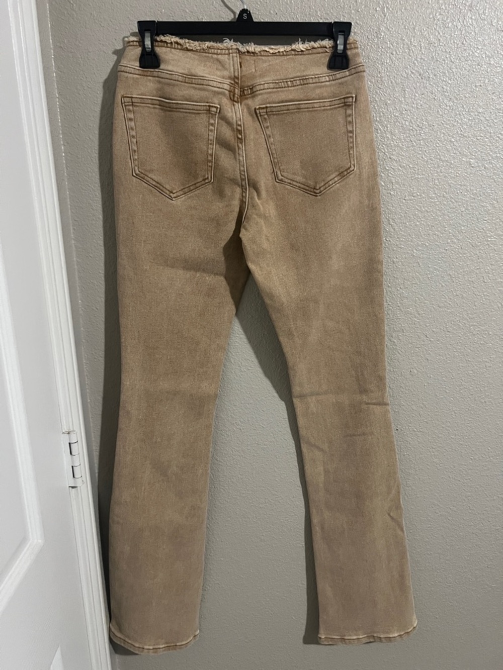 Fashion Nova Beige Flare High-Rise Jeans - Picture 4 of 4